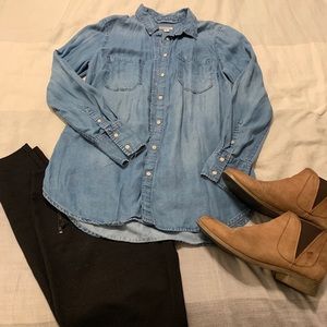Chambray Long Sleeve Shirt